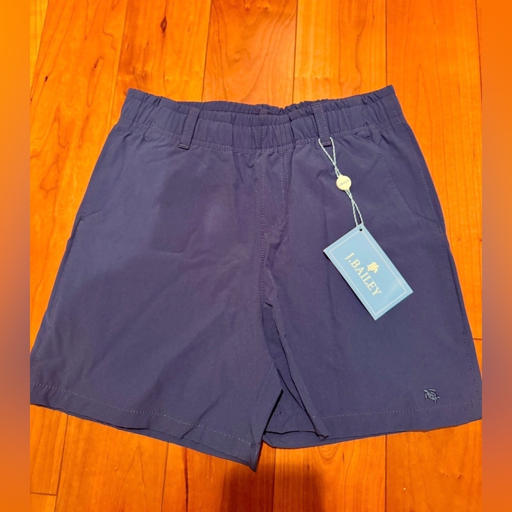 NWT J. Bailey Kids Navy Blue Stretch Shorts